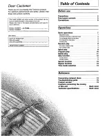 Предварительный просмотр 2 страницы Panasonic SLPD688 - COMPACT DISC CHANGER Operating Manual