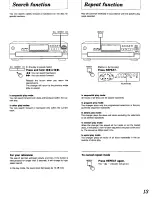 Предварительный просмотр 13 страницы Panasonic SLPD688 - COMPACT DISC CHANGER Operating Manual