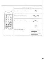 Предварительный просмотр 17 страницы Panasonic SLPG480A - COMPACT DISC PLAYER Operating Manual