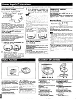 Preview for 2 page of Panasonic SLPH270 - PORT. CD PLAYER Operating Instructions Manual