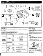 Предварительный просмотр 3 страницы Panasonic SLPH270 - PORT. CD PLAYER Operating Instructions Manual