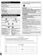 Preview for 7 page of Panasonic SLPH270 - PORT. CD PLAYER Operating Instructions Manual