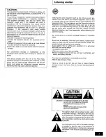 Preview for 3 page of Panasonic SLPS770D - COMPACT DISC PLAYER Operating Instructions Manual