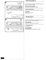 Preview for 8 page of Panasonic SLPS770D - COMPACT DISC PLAYER Operating Instructions Manual