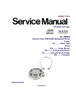 Preview for 1 page of Panasonic SLSW850 - PORT. CD PLAYER Service Manual