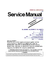 Preview for 53 page of Panasonic SLSW850 - PORT. CD PLAYER Service Manual