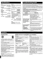 Предварительный просмотр 8 страницы Panasonic SLSX281C - PORT. CD PLAYER Operating Instructions Manual