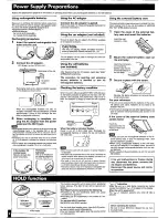 Предварительный просмотр 2 страницы Panasonic SLSX510 - PORT. CD PLAYER Operating Instructions Manual