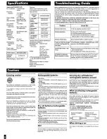 Preview for 8 page of Panasonic SLSX510 - PORT. CD PLAYER Operating Instructions Manual