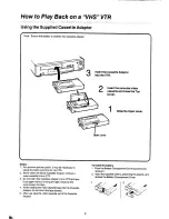 Preview for 9 page of Panasonic Snapcorder NV-CS1A Operating Instructions Manual