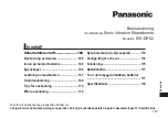 Preview for 157 page of Panasonic Sonic Vibration Toothbrush Operating Instructions Manual