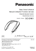 Preview for 1 page of Panasonic SOUNDSLAYER SC-GN01 User Manual