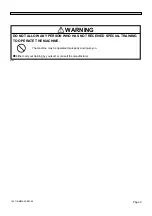 Preview for 3 page of Panasonic SP22P Maintenance Manual