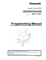 Panasonic SP22P Operating Instructions Manual предпросмотр