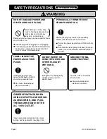 Preview for 8 page of Panasonic SP22P Operating Instructions Manual