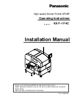 Panasonic SP28P Operating Instructions And Installation Manual предпросмотр