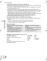 Preview for 24 page of Panasonic Spanish) Operating Instructions Manual