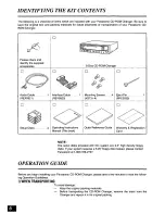 Предварительный просмотр 6 страницы Panasonic SQ-TC512N Operating	 Instruction