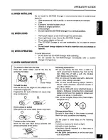 Предварительный просмотр 7 страницы Panasonic SQ-TC512N Operating	 Instruction