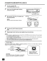 Предварительный просмотр 14 страницы Panasonic SQ-TC512N Operating	 Instruction