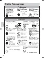 Предварительный просмотр 4 страницы Panasonic SR-2363ZW Operating Instructions Manual