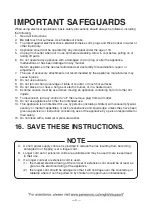 Preview for 4 page of Panasonic SR-42FZ Operating Instructions Manual