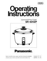 Panasonic SR-42HZP Operating Instructions preview