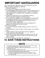 Preview for 2 page of Panasonic SR-42HZP Operating Instructions