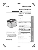 Panasonic SR-AFG186 Operating Instructions Manual preview