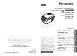 Panasonic SR-CN108 Operating Instructions Manual preview