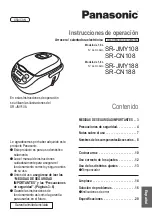 Preview for 34 page of Panasonic SR-CN108 Operating Instructions Manual