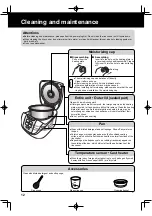 Preview for 12 page of Panasonic SR-DF101 Operating Instructions Manual