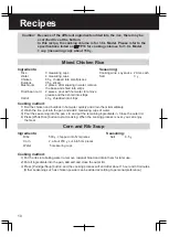 Предварительный просмотр 10 страницы Panasonic SR-DF181 Operating Instructions Manual