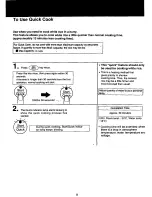 Предварительный просмотр 7 страницы Panasonic SR-FU15AP Operating Instructions Manual