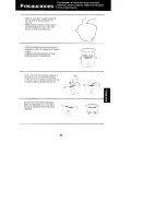 Preview for 35 page of Panasonic SR-G06FG - 3.3c Rice Cooker Steamer Operating Instructions Manual