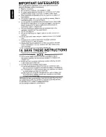 Предварительный просмотр 2 страницы Panasonic SR-G18FG Operating Instructions Manual