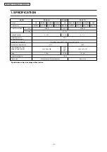 Preview for 3 page of Panasonic SR-GA281 Service Manual