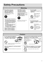 Предварительный просмотр 3 страницы Panasonic SR-GA541F Operating Instructions Manual