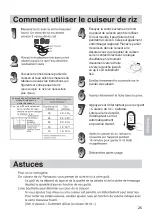 Preview for 25 page of Panasonic SR-GA541H Operating Instructions Manual