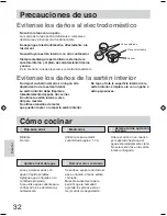 Предварительный просмотр 32 страницы Panasonic SR-GA721L Operating Instructions Manual