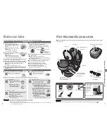 Preview for 4 page of Panasonic SR-HB104 Operating Instructions Manual