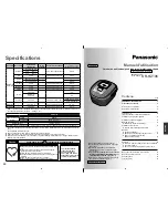 Preview for 15 page of Panasonic SR-HZ106 Operating Instructions Manual