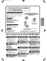 Предварительный просмотр 7 страницы Panasonic SR-JHF18 Operating Instruction