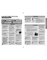 Preview for 3 page of Panasonic SR-JHG18 Operating Instructions Manual