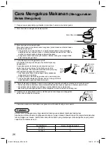 Предварительный просмотр 26 страницы Panasonic SR-JN105 Operating Instructions Manual