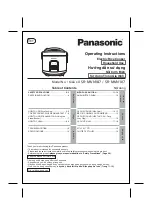 Panasonic SR-MVN107 Operating Instructions Manual предпросмотр