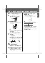 Предварительный просмотр 7 страницы Panasonic SR-MVN107 Operating Instructions Manual