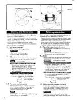 Предварительный просмотр 42 страницы Panasonic SR-NA10 Operating Instructions Manual