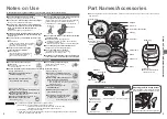 Preview for 5 page of Panasonic SR-PAA100 Operating Instructions Manual