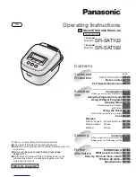 Preview for 1 page of Panasonic SR-SAT18 Operating Instructions Manual